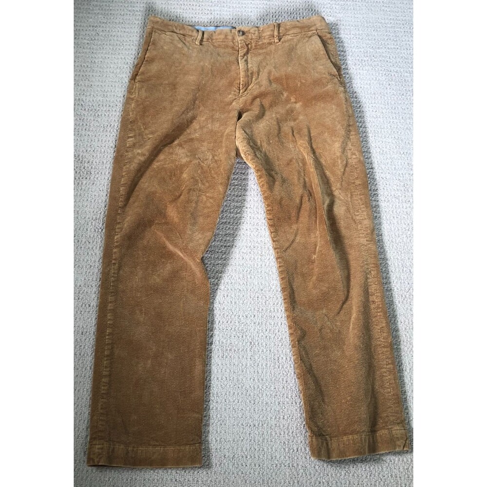 Polo Ralph Lauren Stretch Classic Corduroy Pants Mens Size 36x32 Brown